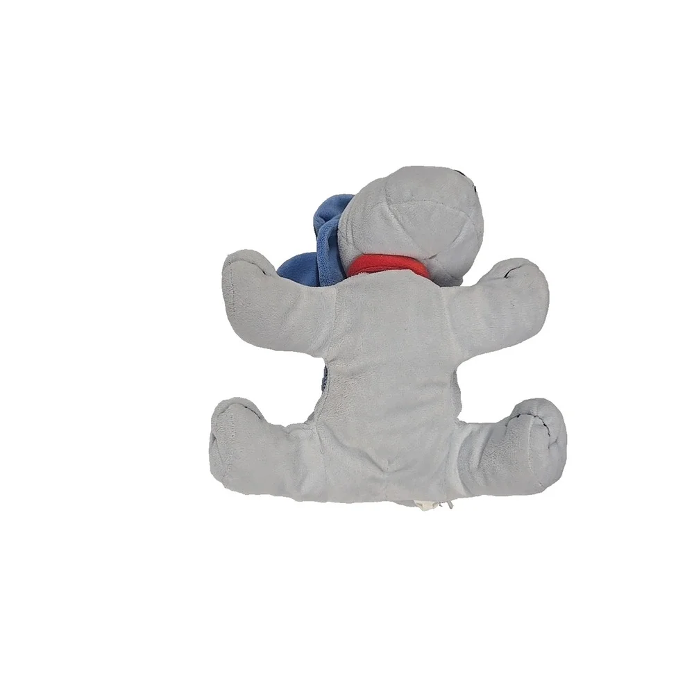 Carters Just One Year Stuffed Plush Blue Puppy Dog Spots Red Collar 8 Inch